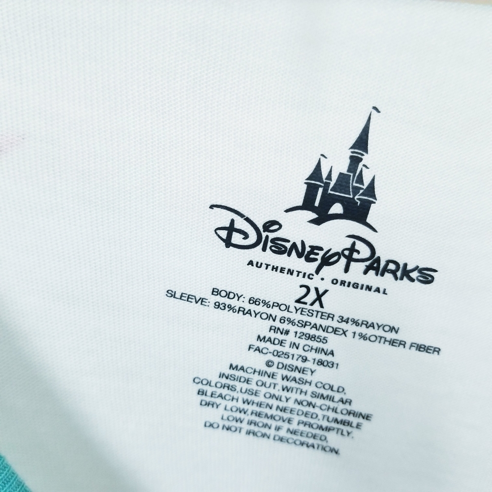 Disney Parks Little Mermaid Top XXL NEW - Picture 7 of 7